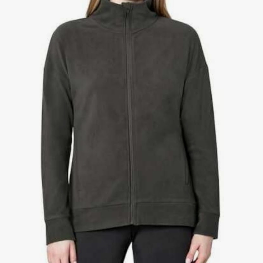 Mondetta Ladies' Cozy Full Zip Jacket size XL color: Burnt Olive